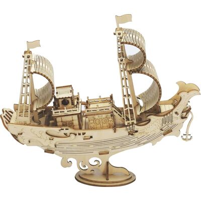ROBOTIME Rolife 3D drevené puzzle Japonská diplomatická loď 91 dielikov ROBOTIME Rolife 3D drevené puzzle Japonská diplomatická loď 91 dielikov