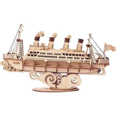 ROBOTIME Rolife 3D drevené puzzle Výletná loď 145 dielikov ROBOTIME Rolife 3D drevené puzzle Výletná loď 145 dielikov