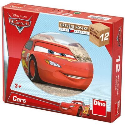 Dino drevené kocky kubus - Cars Dino drevené kocky kubus - Cars