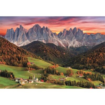 Clementoni Puzzle Údolie Val di Funes 2000 dielikov Clementoni Puzzle Údolie Val di Funes 2000 dielikov
