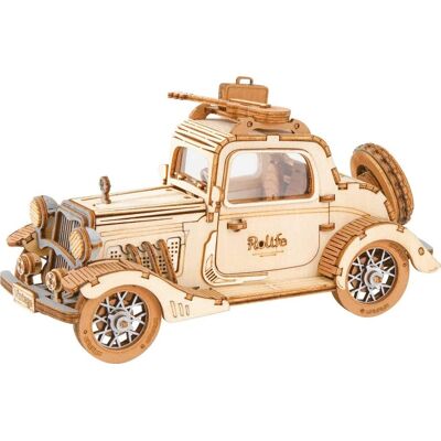 Robotime Rolife 3D drevené puzzle Historický automobil 164 dielikov Robotime Rolife 3D drevené puzzle Historický automobil 164 dielikov
