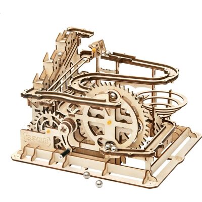 Robotime Roker 3D drevené puzzle Guľôčková dráha: Parkour 254 dielikov Robotime Roker 3D drevené puzzle Guľôčková dráha: Parkour 254 dielikov