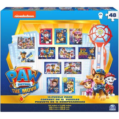 Spin Master Labková patrola puzzle veľké 12 ks Spin Master Labková patrola puzzle veľké 12 ks