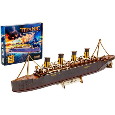 BusyKids Dřevěná 3D stavebnice Titanic BusyKids Dřevěná 3D stavebnice Titanic