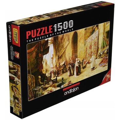 Anatolian Panoramatické puzzle Predaj kobercov v Káhire 1500 dielikov Anatolian Panoramatické puzzle Predaj kobercov v Káhire 1500 dielikov