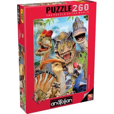 Anatolian Puzzle Dinosaurie selfie 260 dielikov Anatolian Puzzle Dinosaurie selfie 260 dielikov