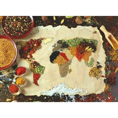 Anatolian Puzzle Mapa sveta z korenia 1000 dielikov Anatolian Puzzle Mapa sveta z korenia 1000 dielikov
