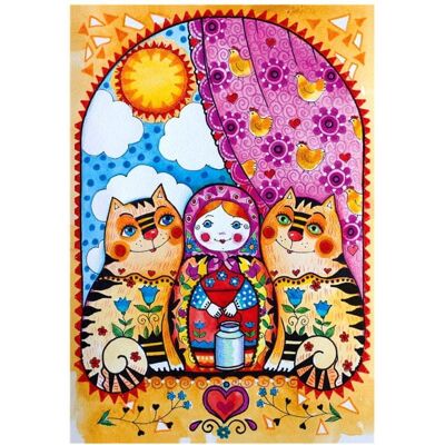 Anatolian Puzzle Matryoshka 500 dielikov Anatolian Puzzle Matryoshka 500 dielikov