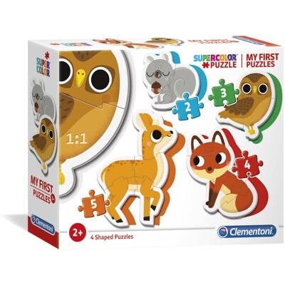 Clementoni Moje prvé puzzle Lesné zvieratká 4 v 1 (2, 3, 4, 5 dielikov) Clementoni Moje prvé puzzle Lesné zvieratká 4 v 1 (2, 3, 4, 5 dielikov)