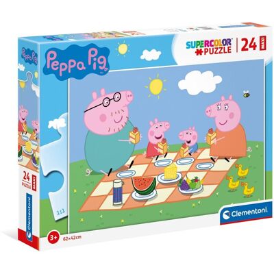 Clementoni Puzzle Prasiatko Peppa MAXI 24 dielikov Clementoni Puzzle Prasiatko Peppa MAXI 24 dielikov