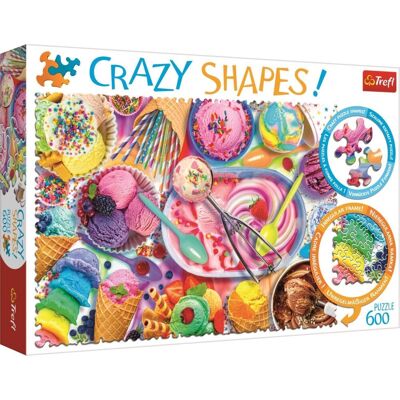 Trefl Crazy Shapes puzzle Sladké sny 600 dielikov Trefl Crazy Shapes puzzle Sladké sny 600 dielikov