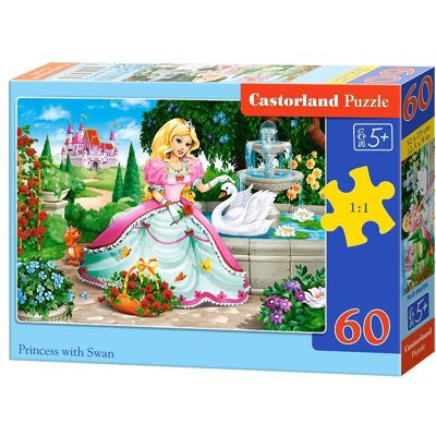 Castorland Princezná s labuťou 60 dielikov Castorland Princezná s labuťou 60 dielikov