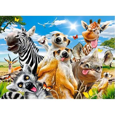 Castorland Africké selfie 200 dielikov Castorland Africké selfie 200 dielikov