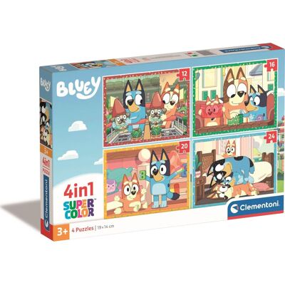 Clementoni Puzzle Bluey 4 v 1 (12 + 16 + 20 + 24 dielikov) Clementoni Puzzle Bluey 4 v 1 (12 + 16 + 20 + 24 dielikov)