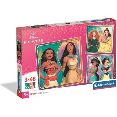 CLEMENTONI Puzzle Disney princezné 3× 48 dielikov CLEMENTONI Puzzle Disney princezné 3× 48 dielikov
