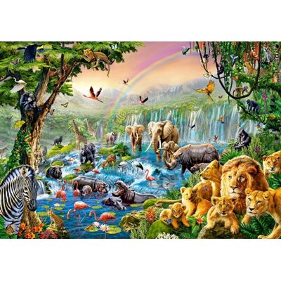 CASTORLAND Puzzle Rieka v džungli 500 dielikov CASTORLAND Puzzle Rieka v džungli 500 dielikov