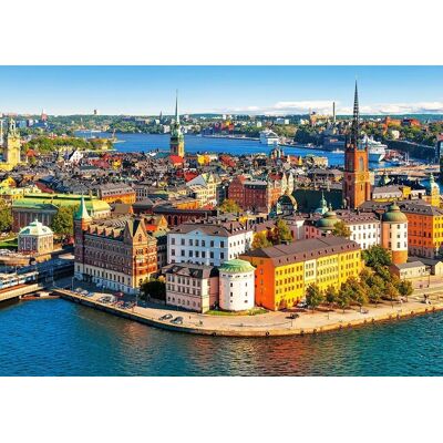 CASTORLAND Puzzle Štokholm, Švédsko 500 dielikov CASTORLAND Puzzle Štokholm, Švédsko 500 dielikov