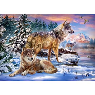 CASTORLAND Puzzle Vlčia krajina 500 dielikov CASTORLAND Puzzle Vlčia krajina 500 dielikov