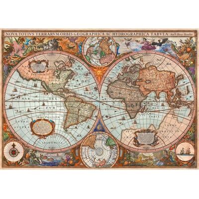 Schmidt Puzzle Historická mapa sveta 3000 dielikov Schmidt Puzzle Historická mapa sveta 3000 dielikov