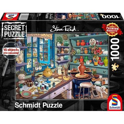 Schmidt Secret puzzle Hrnčiarska dielňa 1000 dielikov Schmidt Secret puzzle Hrnčiarska dielňa 1000 dielikov