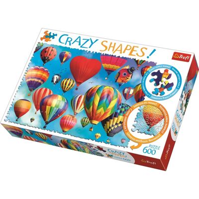 Trefl Crazy Shapes puzzle Farebné balóny 600 dielikov Trefl Crazy Shapes puzzle Farebné balóny 600 dielikov