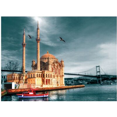 Anatolian Puzzle Mešita Ortaköy, Istanbul 1000 dielikov Anatolian Puzzle Mešita Ortaköy, Istanbul 1000 dielikov