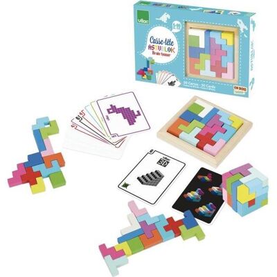 Vilac 3D tangram farebný Vilac 3D tangram farebný