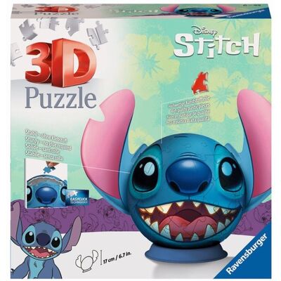 Ravensburger Puzzle-Ball Disney: Stitch s ušami 72 dielikov Ravensburger Puzzle-Ball Disney: Stitch s ušami 72 dielikov