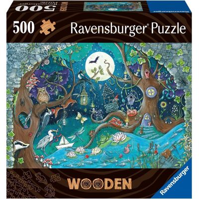 Ravensburger Puzzle 175161 Drevené Puzzle Čarovný Les 500 Dielikov Ravensburger Puzzle 175161 Drevené Puzzle Čarovný Les 500 Dielikov