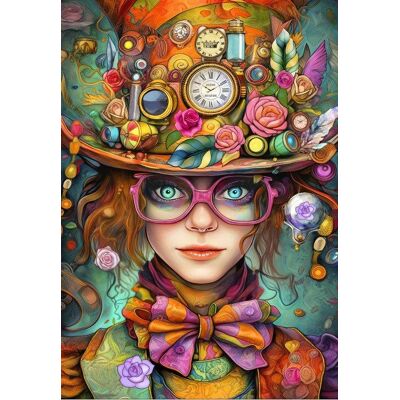BLUEBIRD Puzzle dievča Šialené rekvizity 1000 dielikov BLUEBIRD Puzzle dievča Šialené rekvizity 1000 dielikov
