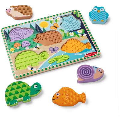 Spin Master Melissa & Doug – Puzzle so zvieratkami a ich hmatovou stopou Spin Master Melissa & Doug – Puzzle so zvieratkami a ich hmatovou stopou