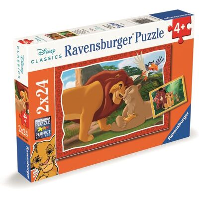 Ravensburger 120010296 Disney: Leví kráľ 2 × 24 dielikov Ravensburger 120010296 Disney: Leví kráľ 2 × 24 dielikov