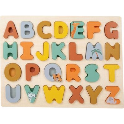 Small Foot – Vkladacie puzzle Safari, abeceda Small Foot – Vkladacie puzzle Safari, abeceda