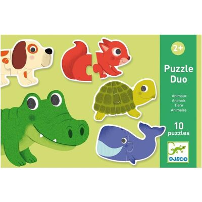 Djeco Duo puzzle Zvieratká Djeco Duo puzzle Zvieratká
