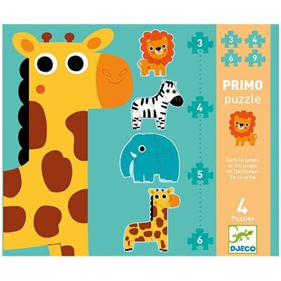 Djeco Prvé puzzle Jungle Djeco Prvé puzzle Jungle