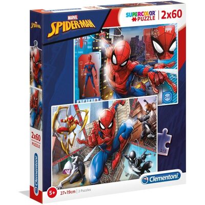 Clementoni Puzzle 2× 60 Spider-Man Clementoni Puzzle 2× 60 Spider-Man