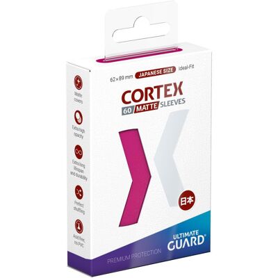 Ultimate Guard – obaly na karty – Cortex Sleeves Japanese Size Matte Pink 60 ks Ultimate Guard – obaly na karty – Cortex Sleeves Japanese Size Matte Pink 60 ks