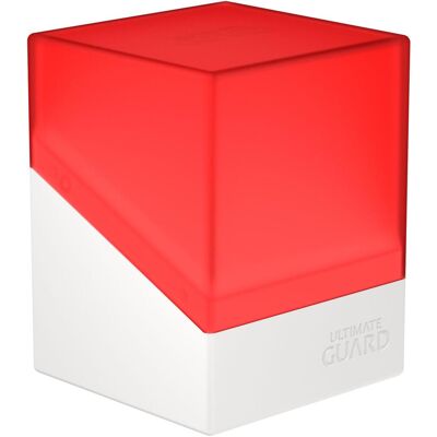 Ultimate Guard Boulder Deck Case 100+ SYNERGY Red/White Ultimate Guard Boulder Deck Case 100+ SYNERGY Red/White