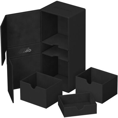 Ultimate Guard Twin Flip`n`Tray 266+ Xenoskin Black Ultimate Guard Twin Flip`n`Tray 266+ Xenoskin Black
