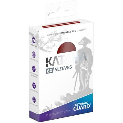 Ultimate Guard – Katana Sleeves Japanese Size Red 60 obalov Ultimate Guard – Katana Sleeves Japanese Size Red 60 obalov