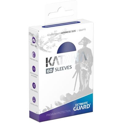 Ultimate Guard – Katana Sleeves Japanese Size Blue 60 obalov Ultimate Guard – Katana Sleeves Japanese Size Blue 60 obalov