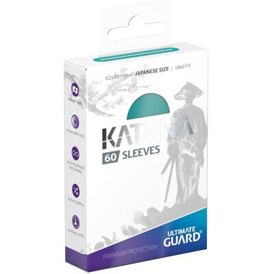 Ultimate Guard – Katana Sleeves Japanese Size Turquoise 60 obalov Ultimate Guard – Katana Sleeves Japanese Size Turquoise 60 obalov