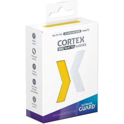 Ultimate Guard – obaly na karty – Cortex Sleeves Standard Size Matte Yellow 100 ks Ultimate Guard – obaly na karty – Cortex Sleeves Standard Size Matte Yellow 100 ks