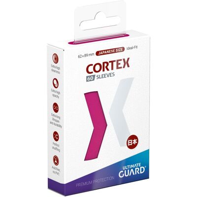 Ultimate Guard – obaly na karty – Cortex Sleeves Japanese Size Pink 60 ks Ultimate Guard – obaly na karty – Cortex Sleeves Japanese Size Pink 60 ks