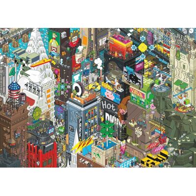 HEYE Puzzle Pixorama: Newyorské pátranie 1000 dielikov HEYE Puzzle Pixorama: Newyorské pátranie 1000 dielikov