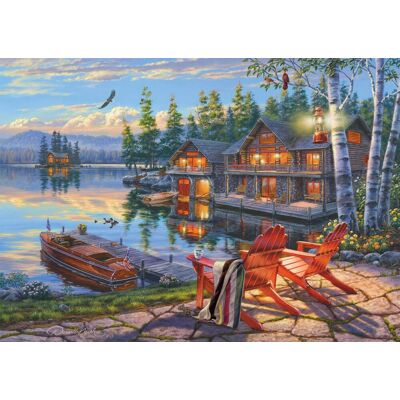 SCHMIDT Brehy jazera Loon Lake, New York 1000 dielikov SCHMIDT Brehy jazera Loon Lake, New York 1000 dielikov