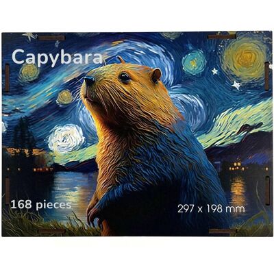 BusyKids Wooden Puzzle Capybara BusyKids Wooden Puzzle Capybara