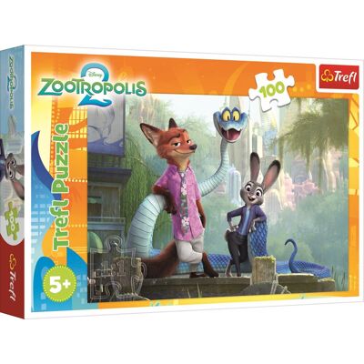 TREFL Puzzle Zootropolis: Tajomstvá Zootropolisu 100 dielikov TREFL Puzzle Zootropolis: Tajomstvá Zootropolisu 100 dielikov