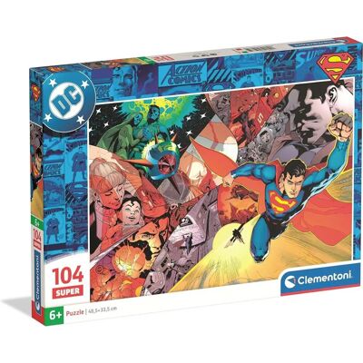 Clementoni Superman: Být hrdinou 104 dílků SUPER Clementoni Superman: Být hrdinou 104 dílků SUPER