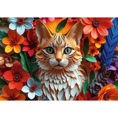 TREFL Puzzle Paper Art: Mačka 1000 dielikov TREFL Puzzle Paper Art: Mačka 1000 dielikov